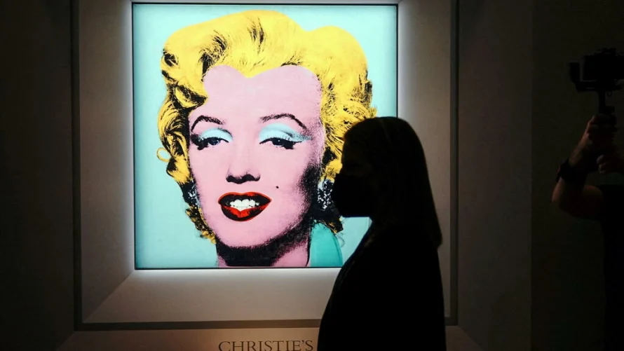 アンディ・ウォーホルのマリリン・モンローの肖像画が1億9,500万